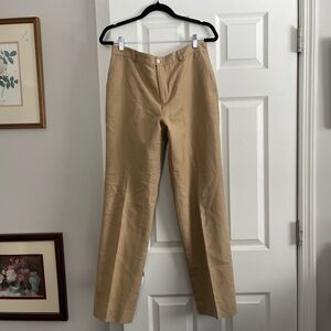 Ralph Lauren woman’s Tan Khaki tailored trousers pants